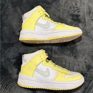 Yellow Mesh Athletic Shorts